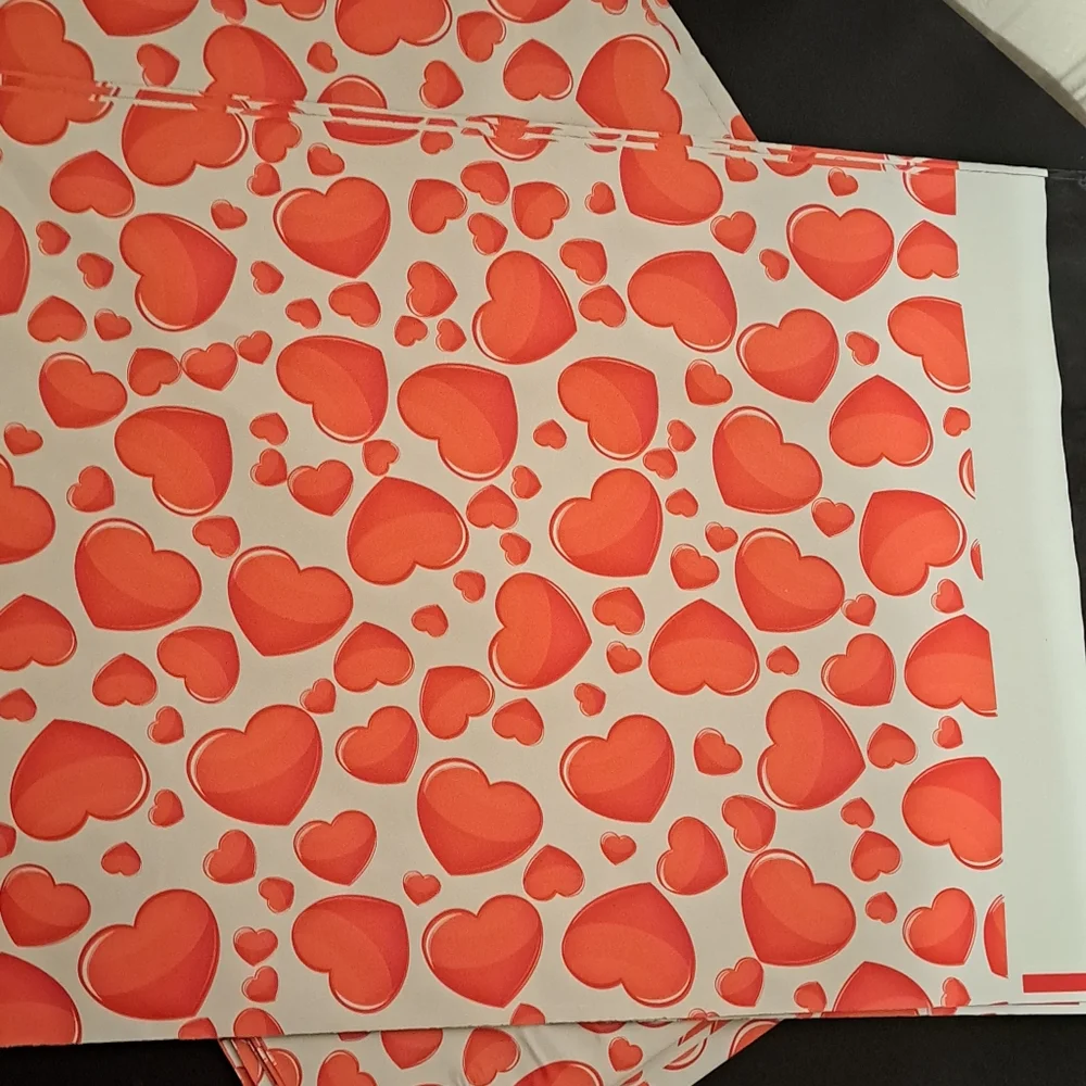 15ct 10x13 Valentines Polymailers